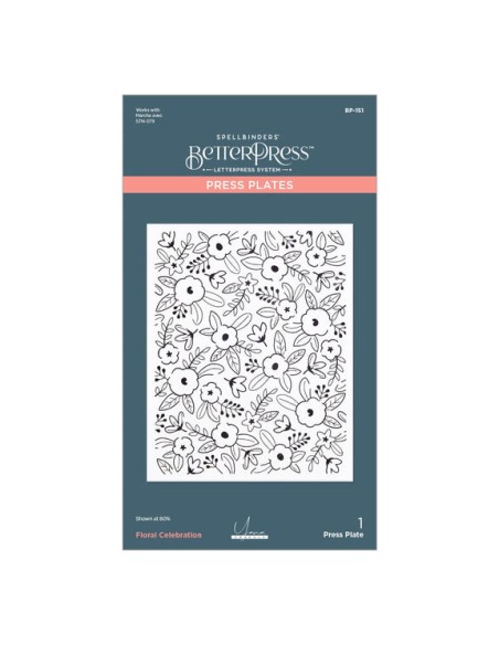 Floral Celebration Press Plate