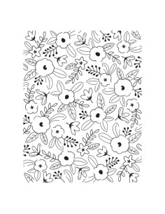 Floral Celebration Press Plate 2