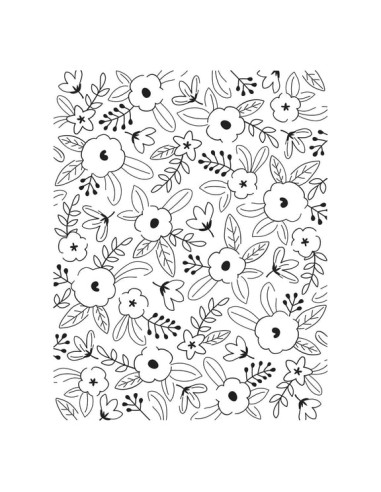 Floral Celebration Press Plate