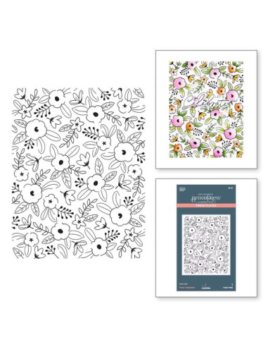 Floral Celebration Press Plate