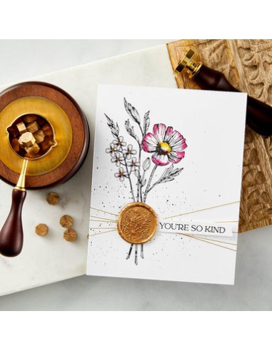 Wax Seal Stamp - Timeless Blooms