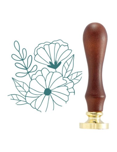 Wax Seal Stamp - Timeless Blooms