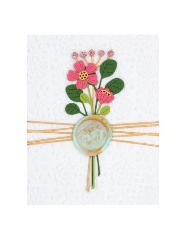 Sealed Blooming Stems Etched Dies