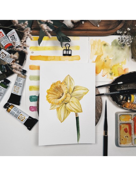 Corso online "Fiori di Narciso: un viaggio artistico con l’acquerello”