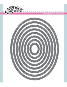 Ovally excited dies - Fustella Heffy Doodle