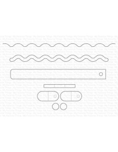 Movin' & Groovin’ slimline - Fustella My Favorite Things