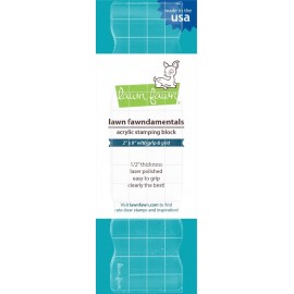 Blocco acrilico rettangolare 2" x 8"