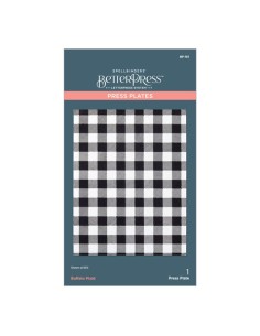 Buffalo Plaid Press Plate