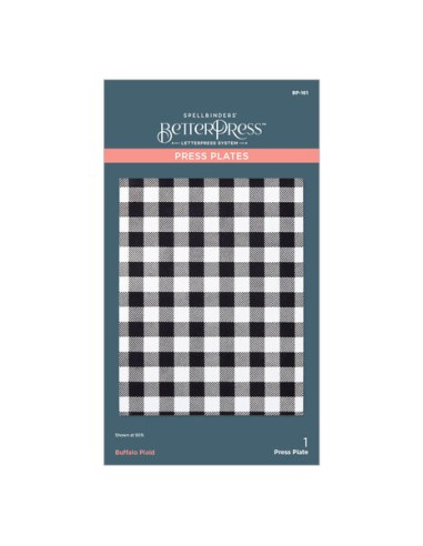 Buffalo Plaid Press Plate