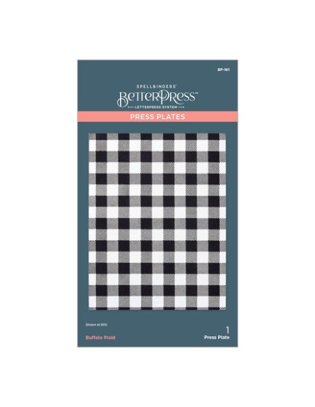 Buffalo Plaid Press Plate