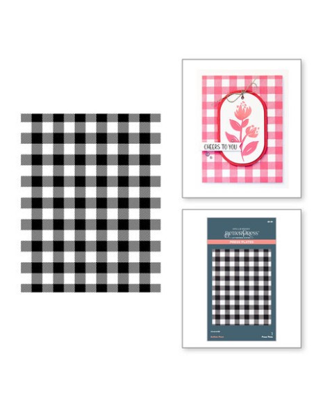Buffalo Plaid Press Plate