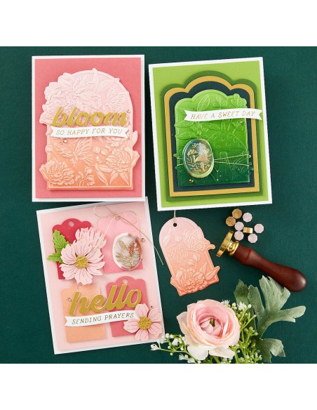 Floral For You 3D Emboss & Cut Folder  Spellbinders
