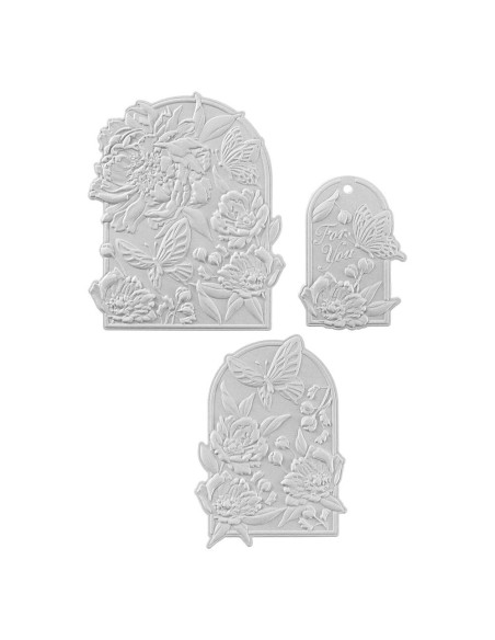 Floral For You 3D Emboss & Cut Folder  Spellbinders