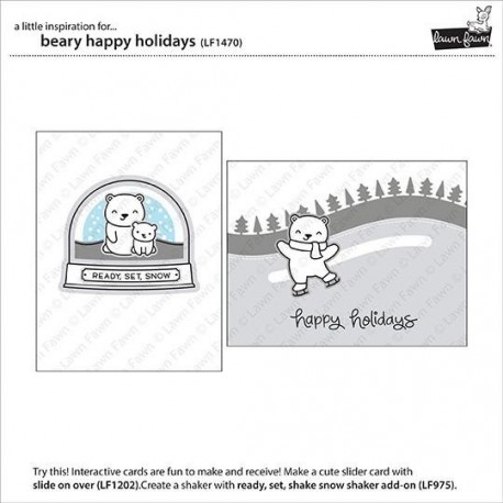 Beary happy holidays - Timbro Lawn Fawn
