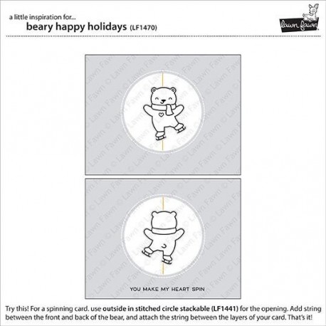 Beary happy holidays - Timbro Lawn Fawn