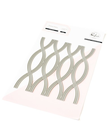 Twist Pattern Press Plate Pinkfresh studio