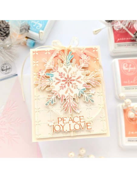 Radiating Snowflake Die Pinkfresh Studio