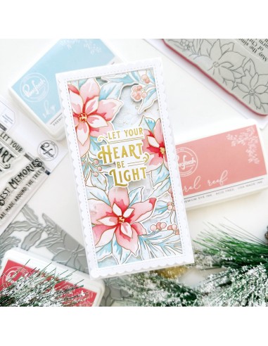 Poinsettia Frame Die Pinkfresh Studio