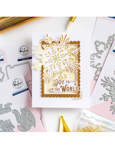 Holiday Greetings Sentiments Die Pinkfresh Studio