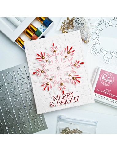 Holiday Greetings Sentiments Die Pinkfresh Studio
