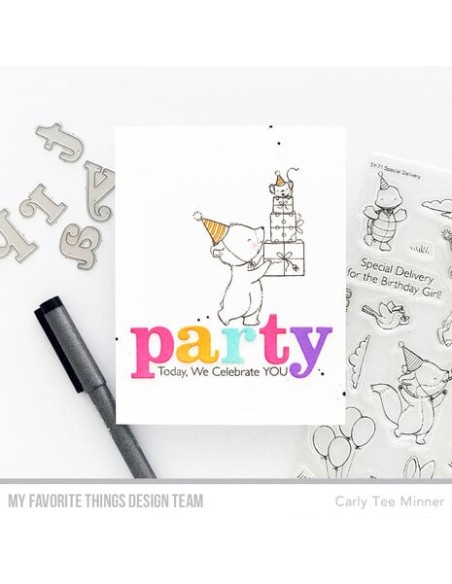 Special Delivery Clear Stamps Timbro di MFT stamps