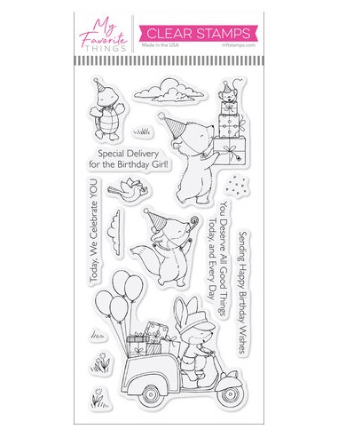 Special Delivery Clear Stamps Timbro di MFT stamps