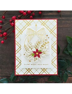 Plaid Tidings Background Glimmer Hot Foil Plate 2