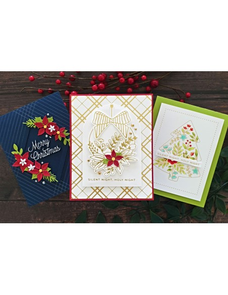 Plaid Tidings Background Glimmer Hot Foil Plate