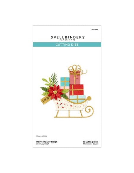 Delivering Joy Sleigh Etched Dies