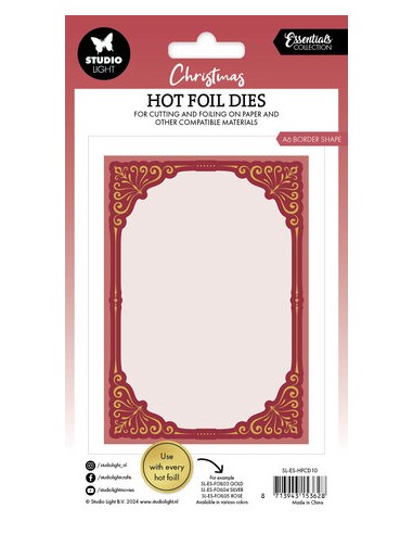 A6 Border Shape Christmas Hot Foil Dies