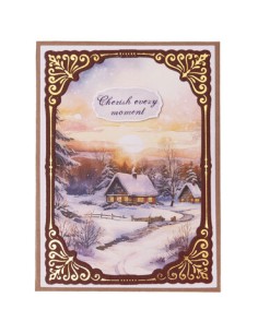 A6 Border Shape Christmas Hot Foil Dies 2