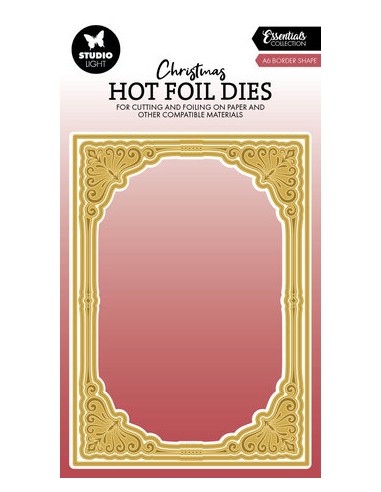 A6 Border Shape Christmas Hot Foil Dies