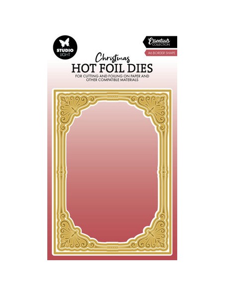 A6 Border Shape Christmas Hot Foil Dies