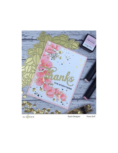 Eucalyptus Wreath Hot foil Plate