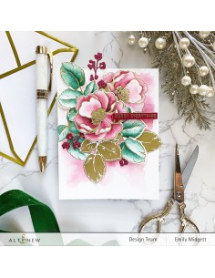 Wild Rose Hot Foil Plate Set 2