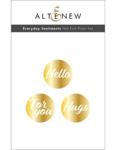 Everyday Sentiments Hot Foil Plate Set