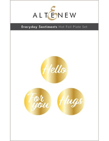 Everyday Sentiments Hot Foil Plate Set