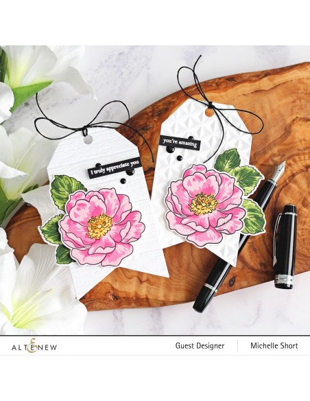 Build-A-Flower: Wild Rose Layering Stamp & Die Set di Altenew