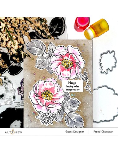 Build-A-Flower: Wild Rose Layering Stamp & Die...