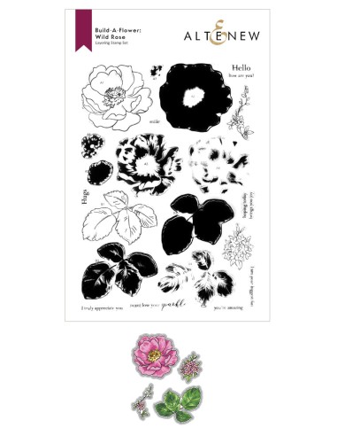 Build-A-Flower: Wild Rose Layering Stamp & Die...