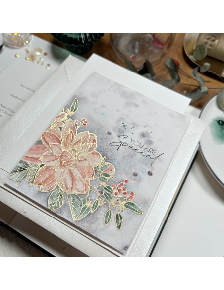 Adorable Flowers Tommy clear stamps