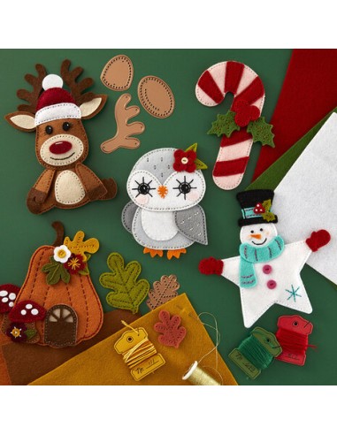 Felt Reindeer Etched Dies