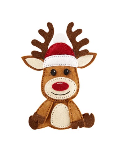 Felt Reindeer Etched Dies