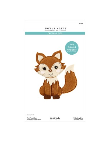 Felt Forest Fox Etched Dies