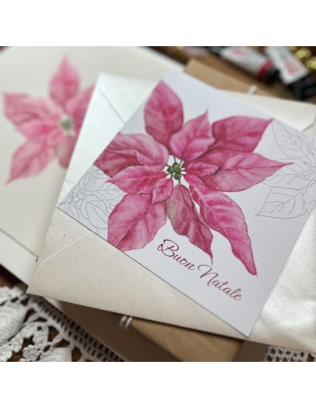 cartolina natalizia  "Natale delicato"