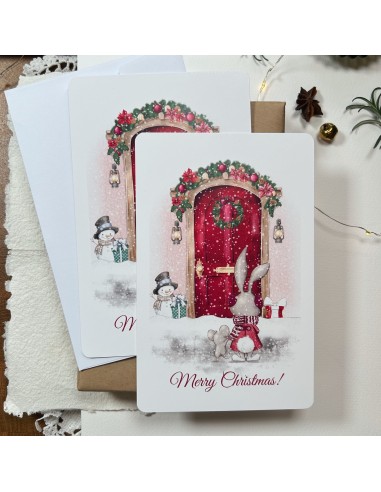 cartolina natalizia  "Merry Christmas"