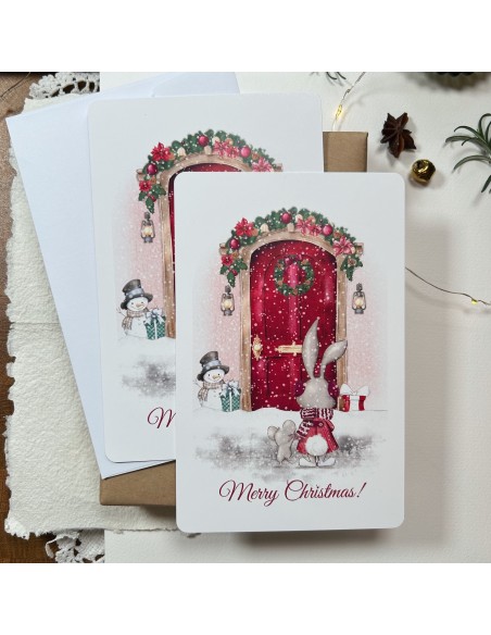 cartolina natalizia  "Merry Christmas"