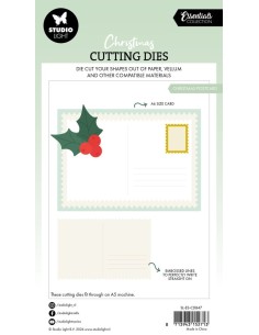 Christmas Postcard Christmas Essentials Cutting Dies 2