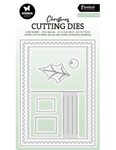 Christmas Postcard Christmas Essentials Cutting Dies
