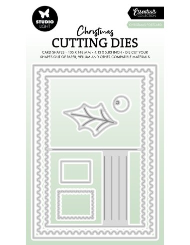 Christmas Postcard Christmas Essentials Cutting...